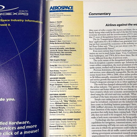 Aerospace America Magazine u  Jan 2003 Vol 41  No 1 Spying On Storms - Picture 4 of 4